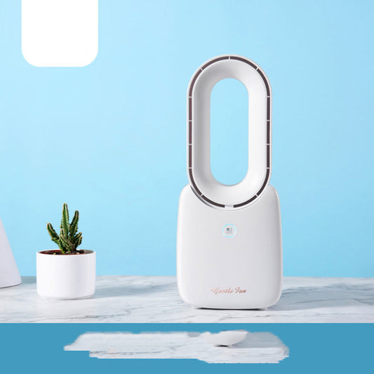 USB Desktop Small Fan Office Small Leafless Fan Student Dormitory Bed Summer Portable