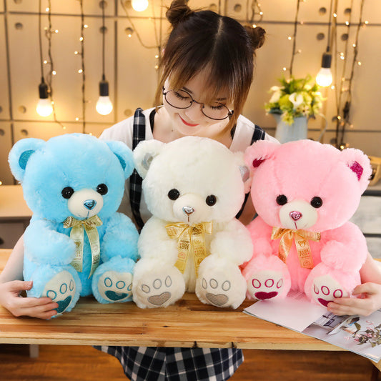 Cute Teddy Bear Doll Plush Toys Girly Heart
