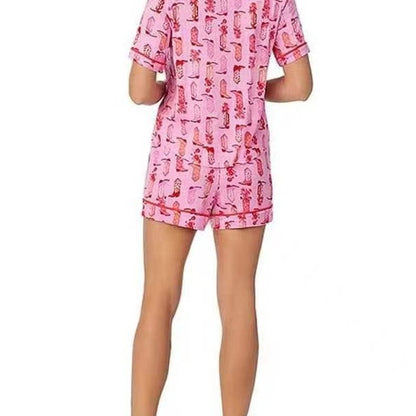 Fashion Striped Casual Two-piece Suit Pajamas For Women