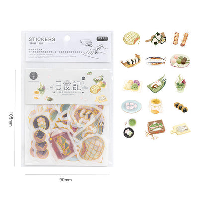 Cute diary decoration hand account small sticker