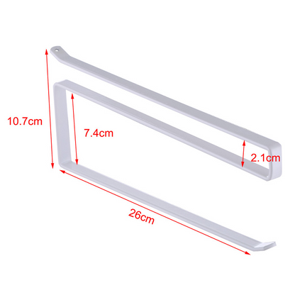 Towel-free kitchen towel rack bathroom towel rack