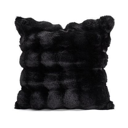 Modern Simple Plush Cushion Sofa Bedroom Bedside Pillow Cover