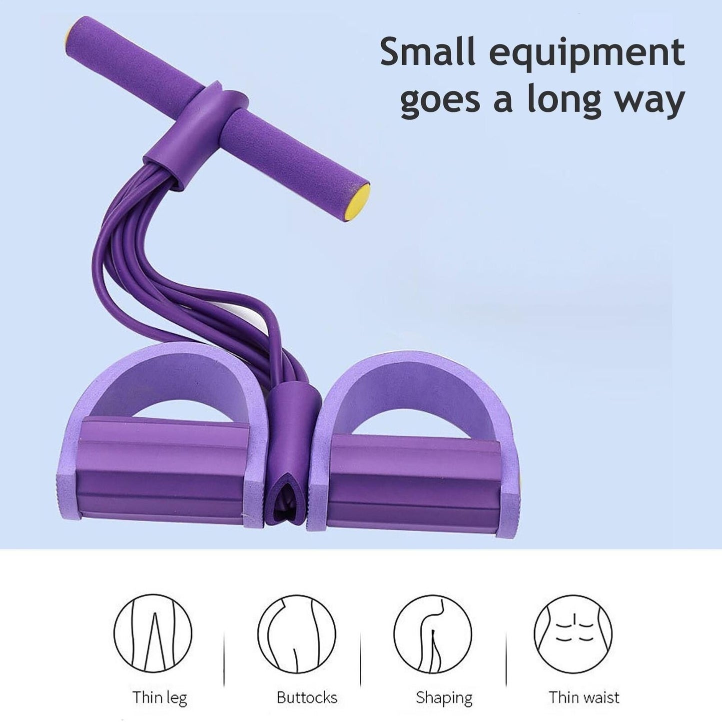 Purple---Foot Press Resistance Band