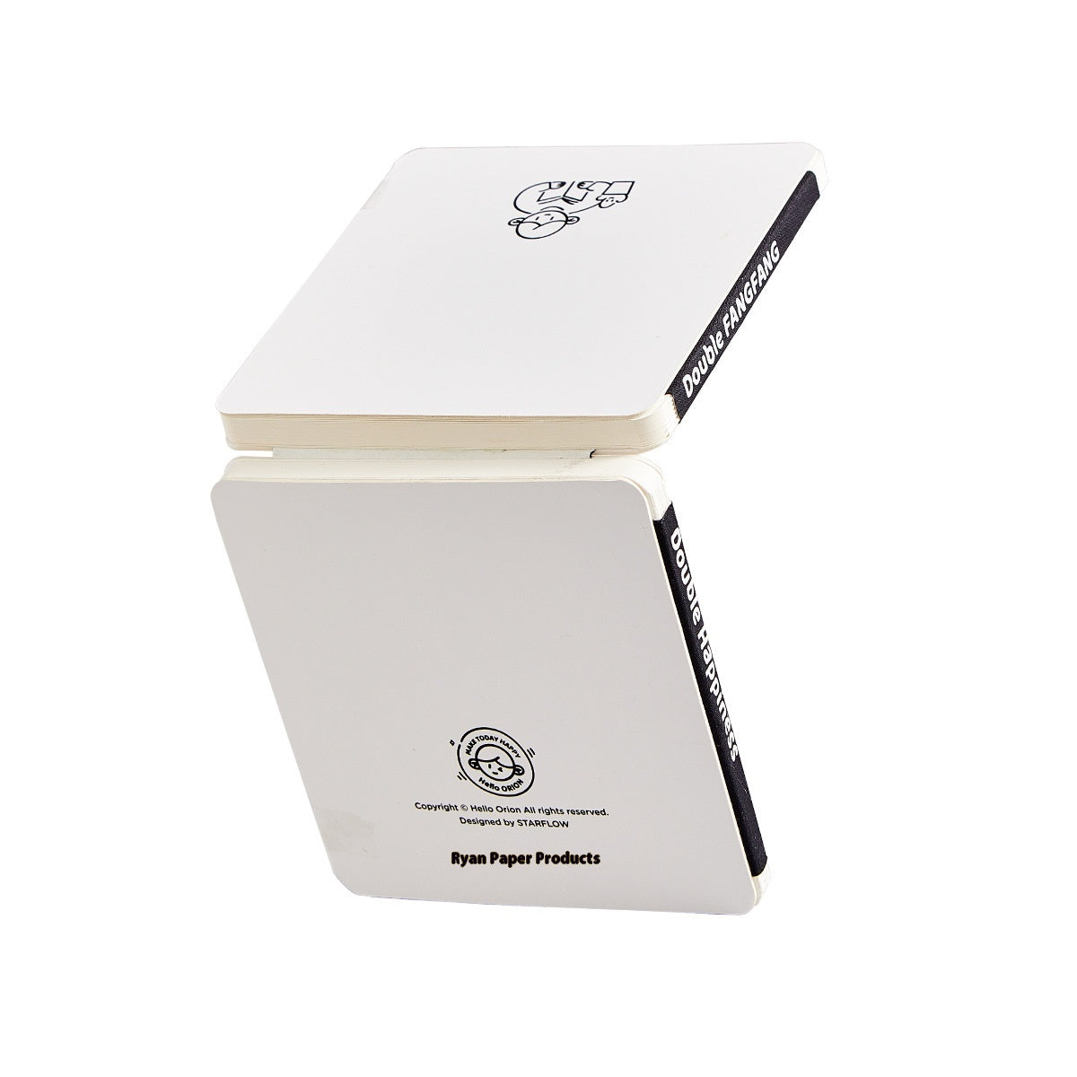 Simple Journal Book Style Stacked Book