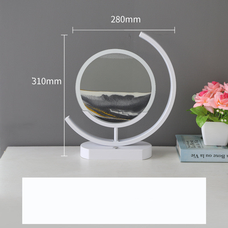 Decompression 3D Quicksand Table Lamp Creative Office