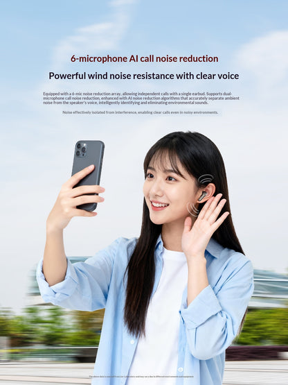 Hybrid Wireless ANC AI Translation Bluetooth Headphones