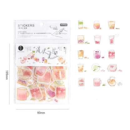 Cute diary decoration hand account small sticker