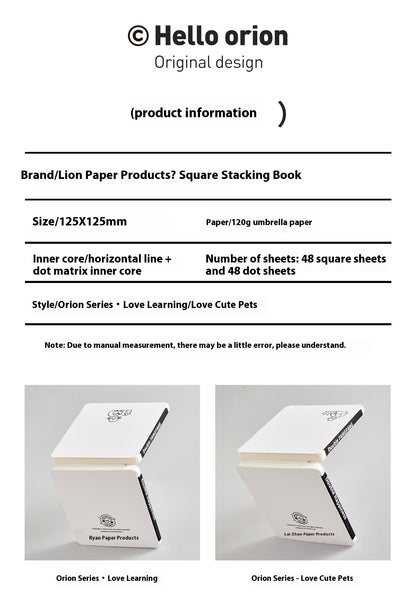 Simple Journal Book Style Stacked Book