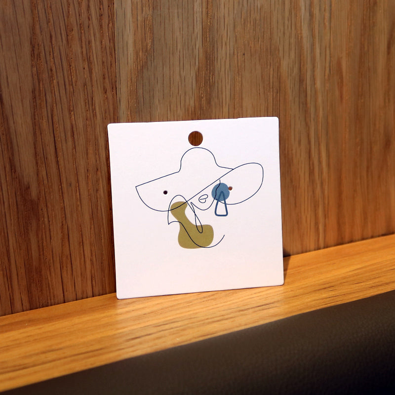 100 Pieces Featured Earrings Card Ornament Paper Card Copper Card Paper