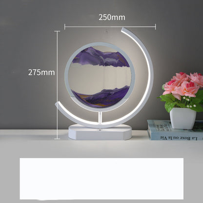 Decompression 3D Quicksand Table Lamp Creative Office