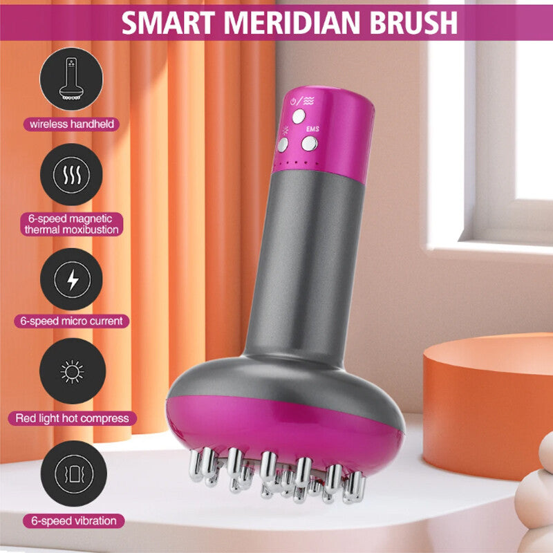 Electric Machine Body Massage Brush Guasha Physiotherapy Apparatus