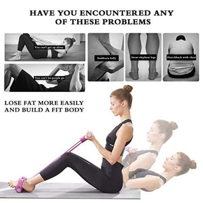 Purple---Foot Press Resistance Band