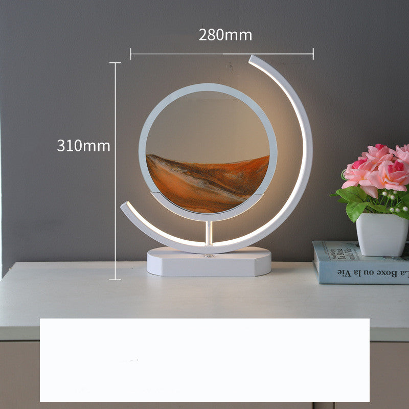Decompression 3D Quicksand Table Lamp Creative Office