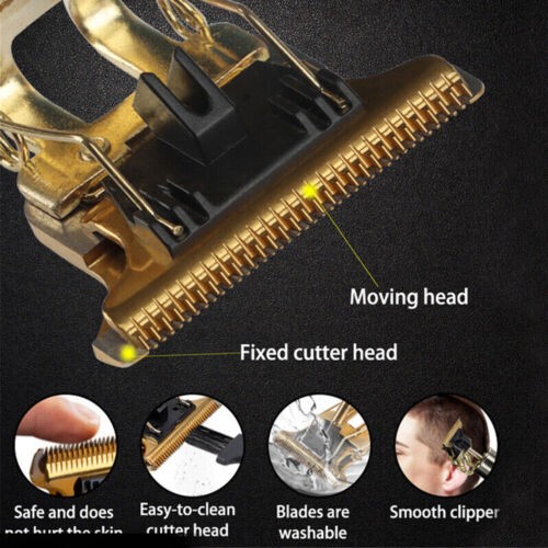 Beard Trimmer Electric Hair Clippers Cordless Rechargeable Hair Cutting Barber Shaving Machine For Men USB Charging
