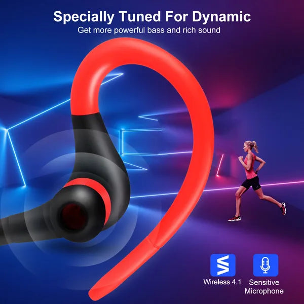 Wireless Headsets V4.1 Sport In-Ear Stereo Headphones Sweat-proof Noise Canceling Earphones Back-Headphone For Valentines Day Gift Exercising