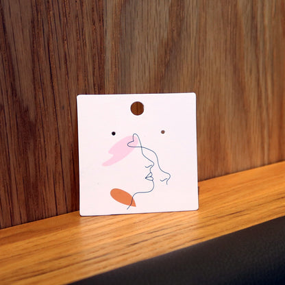 100 Pieces Featured Earrings Card Ornament Paper Card Copper Card Paper