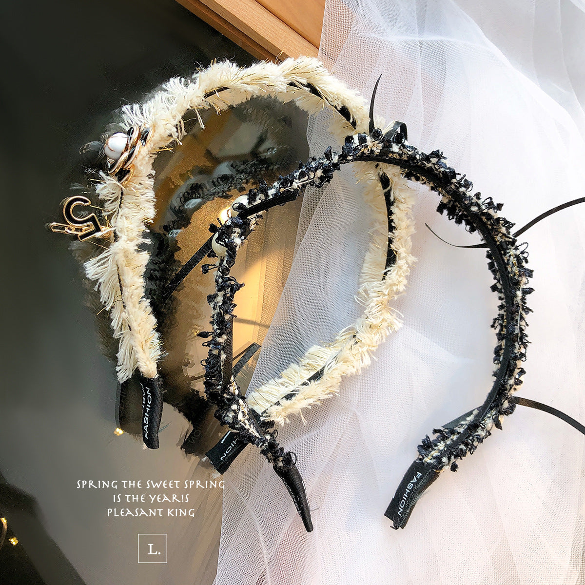 Card Headwear Student Women's Wide Hair Band