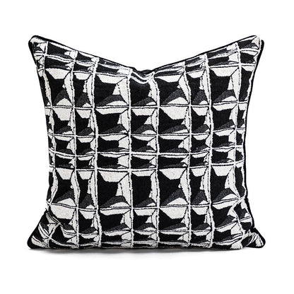 Modern Simple Plush Cushion Sofa Bedroom Bedside Pillow Cover
