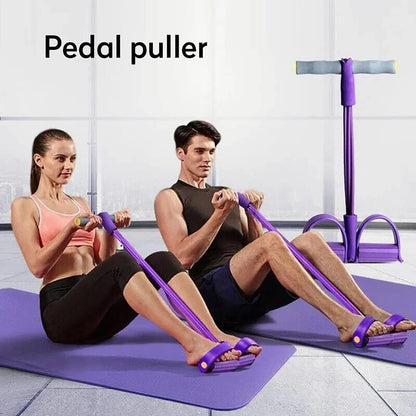 Purple---Foot Press Resistance Band