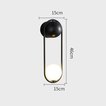 Bedroom Background Wall Stair Art Lamps