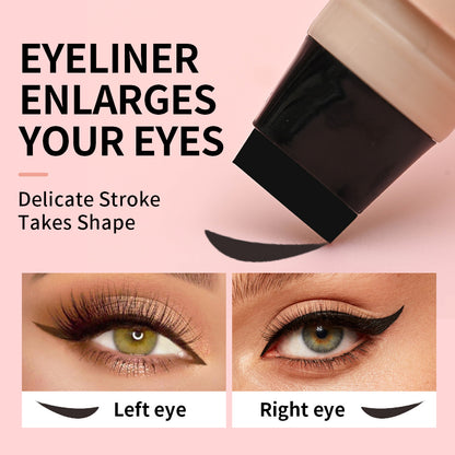 Love Eyeliner Seal Waterproof And Durable Eyeliner Stamp Pen Natural Makeup Application A Beginner's Assistant Two Steps To Create Eyeliner