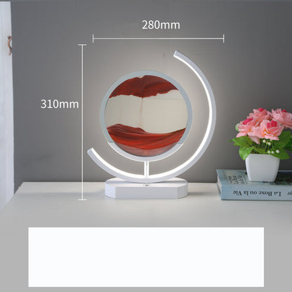 Decompression 3D Quicksand Table Lamp Creative Office