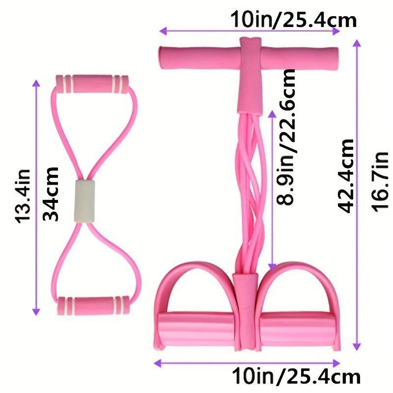 Purple---Foot Press Resistance Band