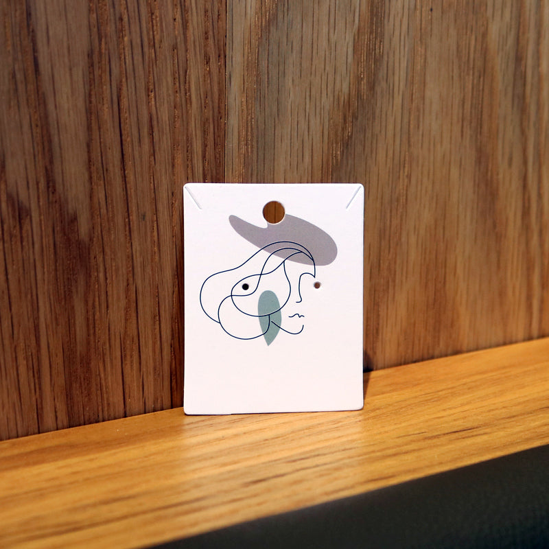 100 Pieces Featured Earrings Card Ornament Paper Card Copper Card Paper