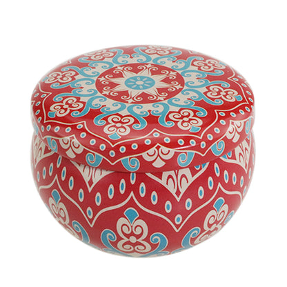 Soy Wax Organic Oil Dried Flower Tin Aromatherapy