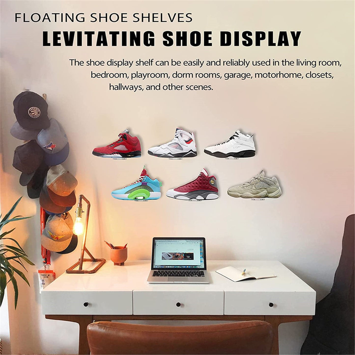 Signature Football Boots Floating Ledge Collectible Boot Display Stand