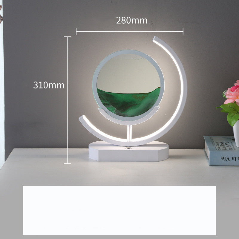 Decompression 3D Quicksand Table Lamp Creative Office