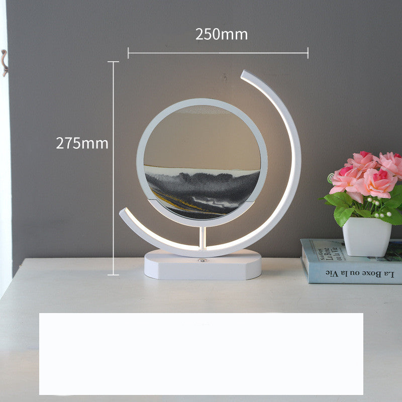 Decompression 3D Quicksand Table Lamp Creative Office