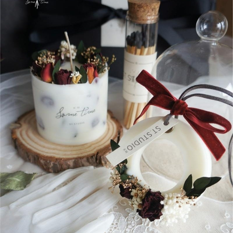 Rose Handmade Candle Gift Set Aromatherapy Candle