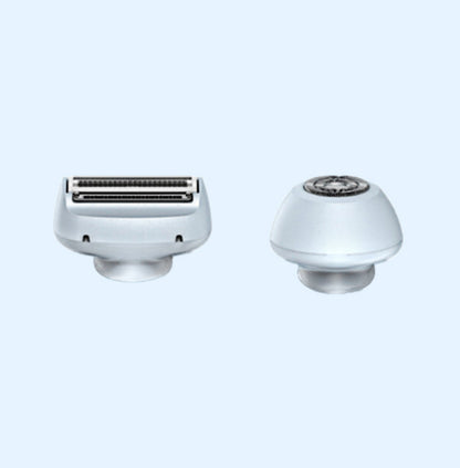 2 In 1 Hair Removal Epilator USB Rechargeable Trimmer Women Body Razor Face Leg Armpit Bikini Hand Pubic Shaver Hair Remover